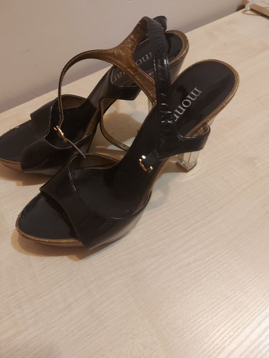 Szpilki Monnari z przezroczystym obcasem 37