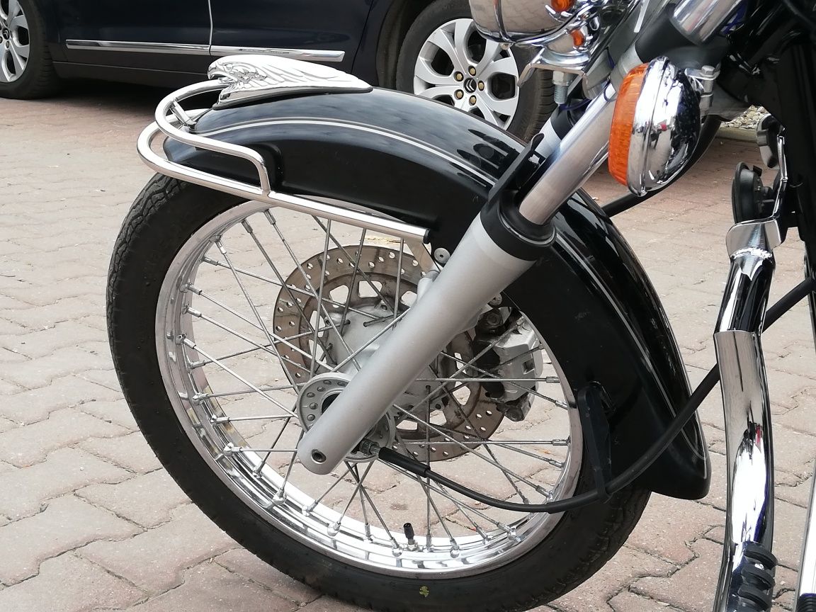 Reling błotnika Yamaha xvs Drag Star 125+ Orzełek na błotnik