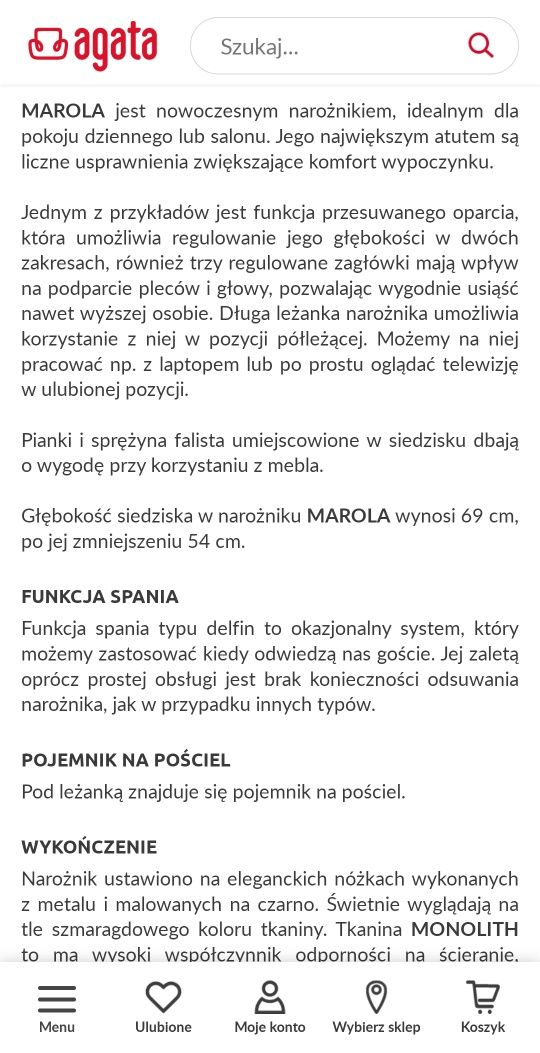 Narożnik Marola Agata Meble