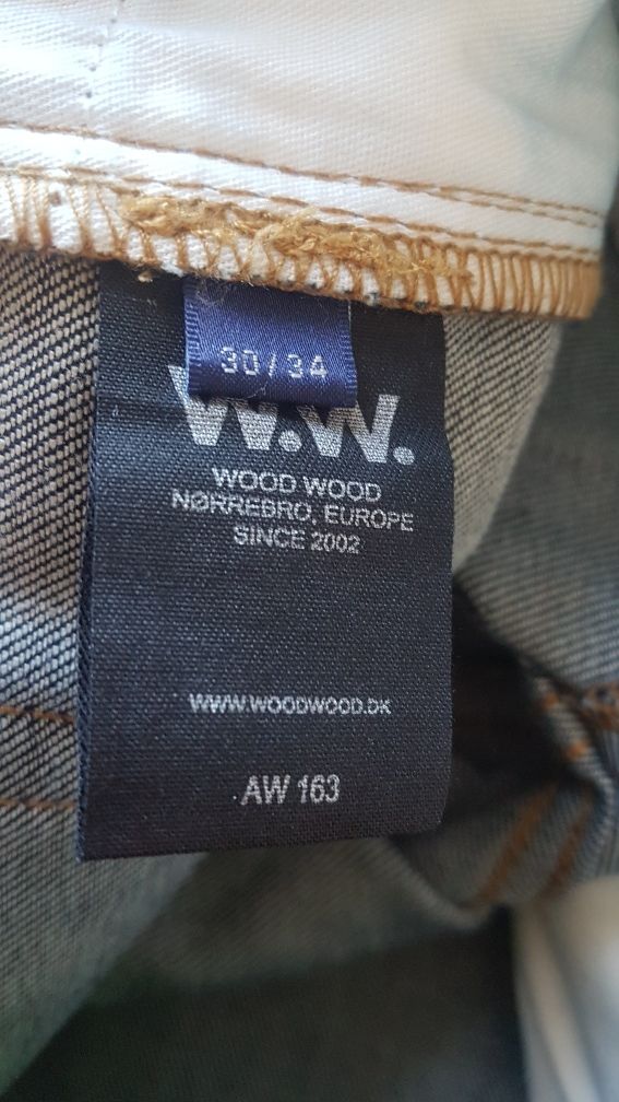W.W. Wood Wood Denim jeansy męskie dżinsy spodnie W30