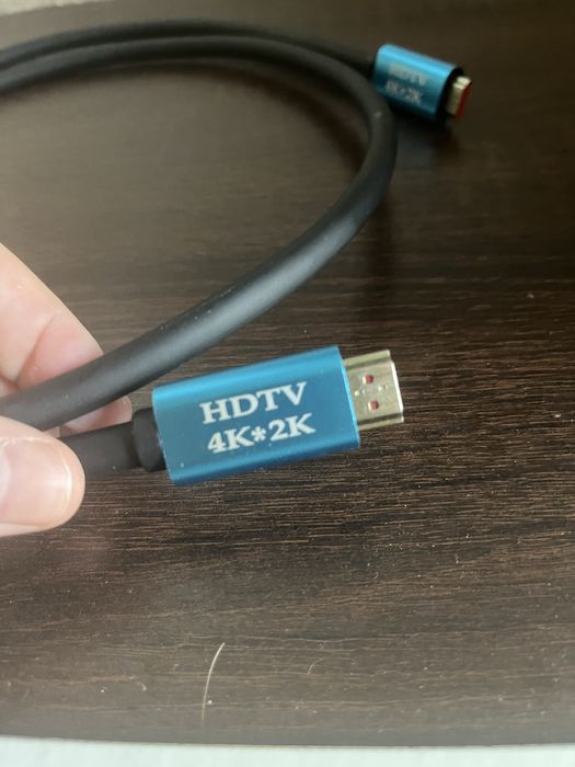 Кабель HDMI 1,5м. 4 К Ultra HDTV Товшина 10 мм . Якісний дуже! Новий