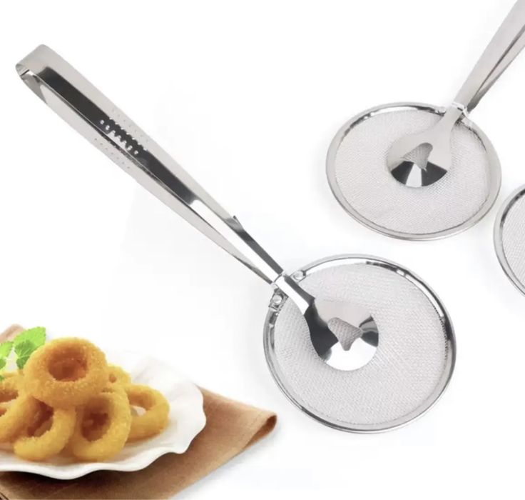 Щипці для фритюру з сіткою