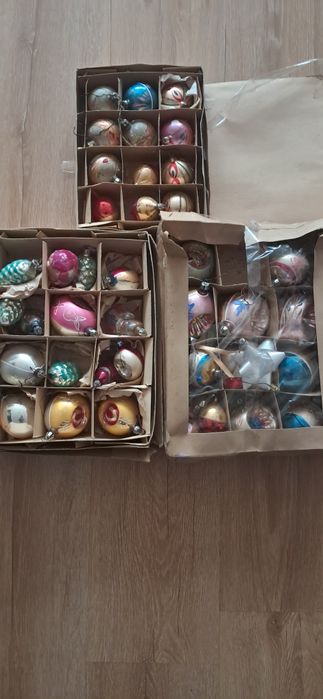 Bombki choinkowe z prl u