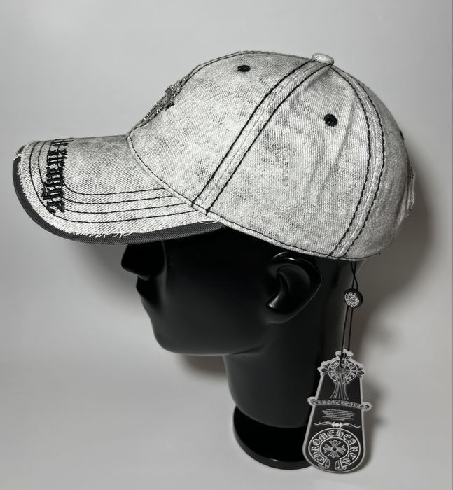 Кепка chrome heart сіра