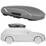 BOX DACHOWY THULE MOTION 3 L TITAN GLOSSY Z TYTANOWYM POŁYSKIEM 450 L