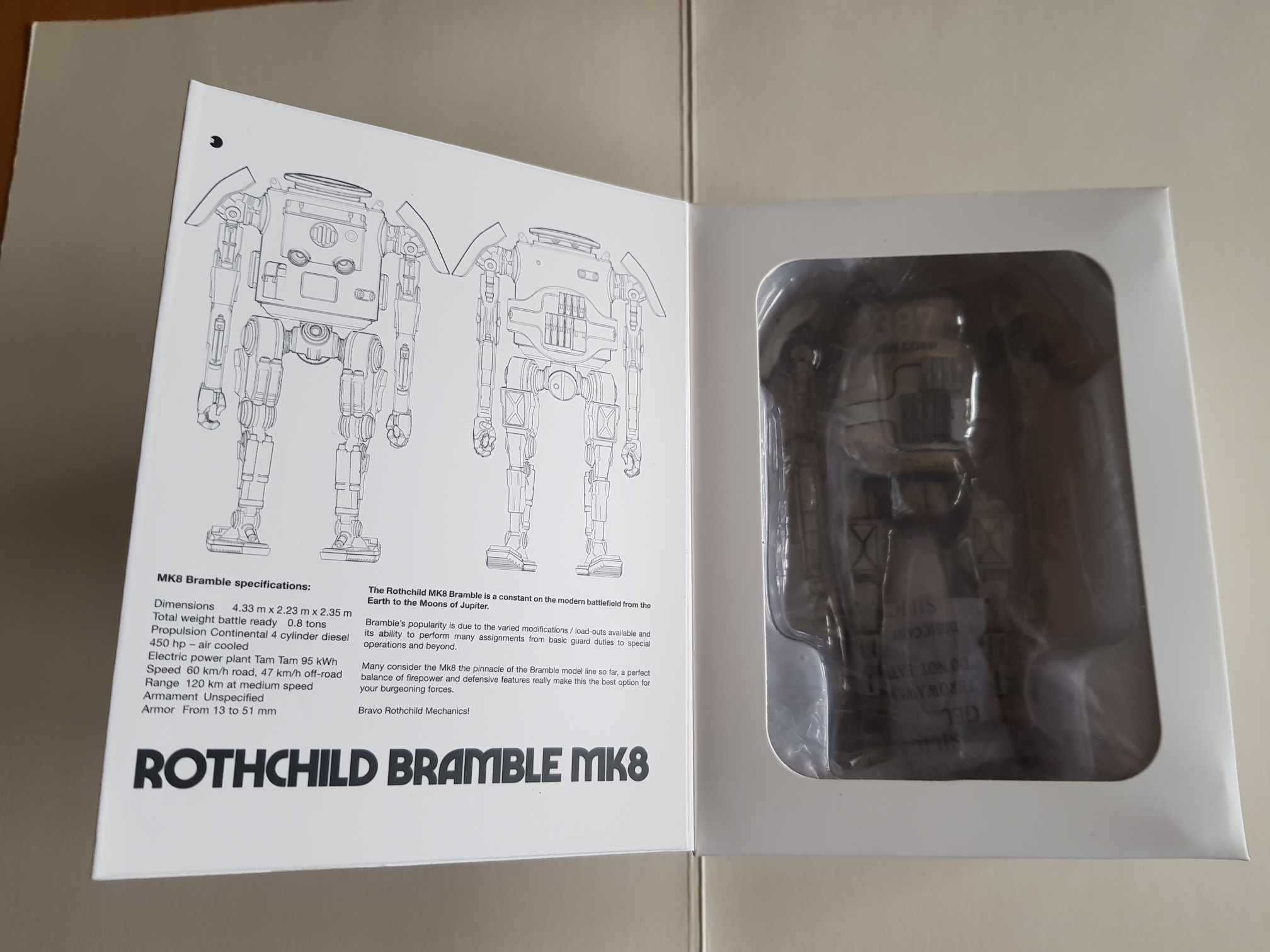 Figurka Underverse Pocket Universe - 1/18 WWR Bramble MK8 jak Joy Toy