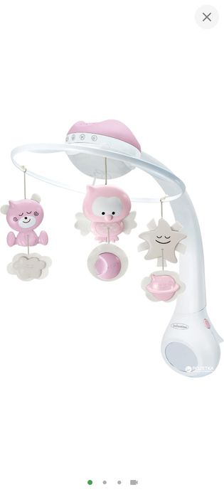 Музичний мобіль в кроватку 3в1