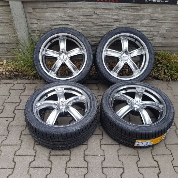 4x 8x18 ET20 5x120 Nowy komplet kół aluminiowych z oponami letnimi BMW 5, 6, 7