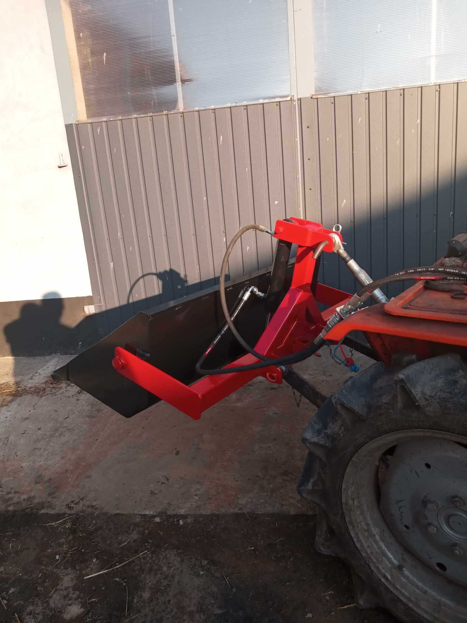 Łyżka hydrauliczna na tył do minitraktora