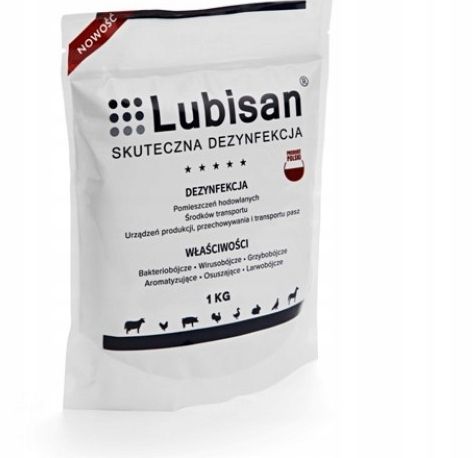 Lubisan sucha dezynfekcja gołębie króliki drób 1kg
