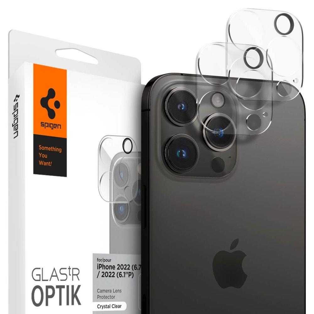 Spigen osłona kamery Apple iPhone 14 Pro 14 Pro Max Clear Tamka 22/24