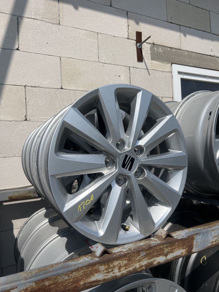 *Komplet alufelg 5x112 15” seat skoda audi vw