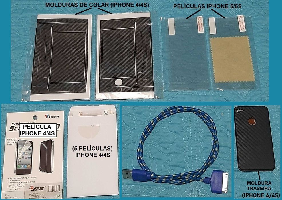 artigos de Iphone (vários modelos)