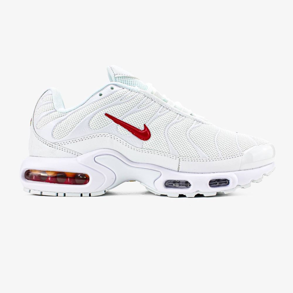 Кросівки чоловічі Nike Air Max Tn "White/Red" люкс Без передоплати