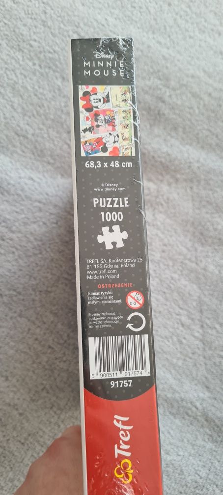 Nowe Puzzle 1000 sztuk Disney Minnie Mouse Trefl 
Myszka Miki