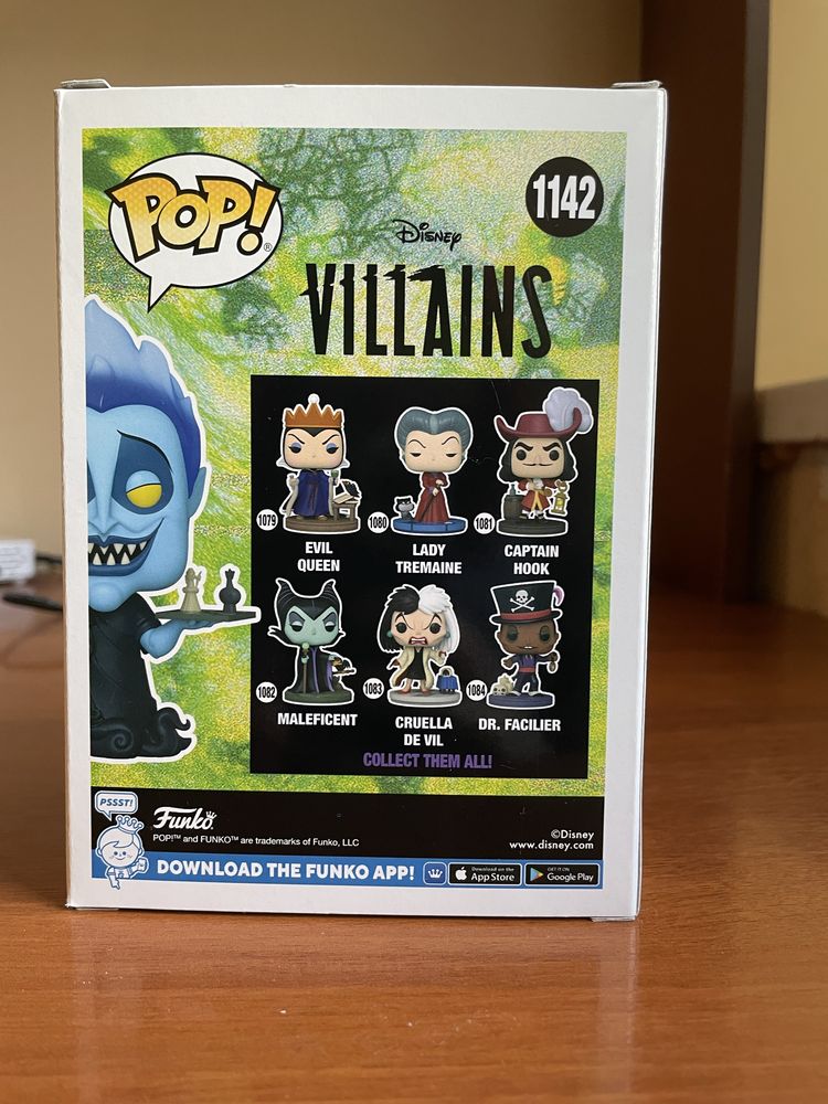 FunkoPOP Disney Villains - Hades With Chess Board