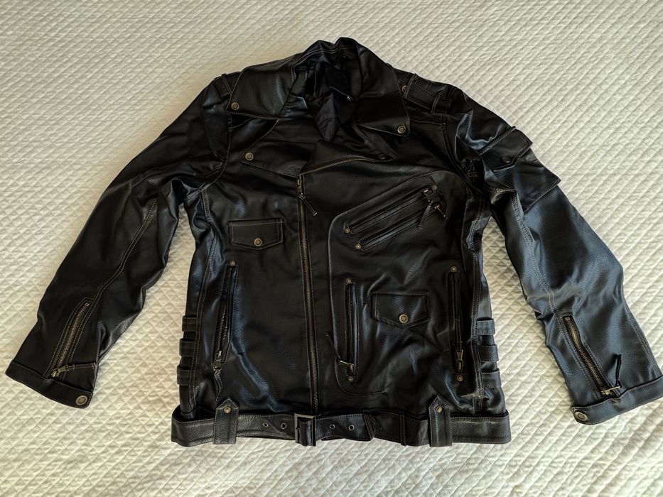 Kurtka meska skorzana motocyklowa