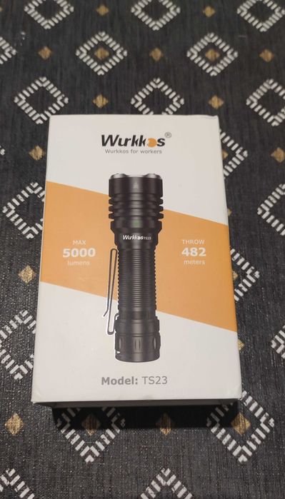 Latarka LED Wurkkos TS23 5000Lm mocna nie Sofirn Convoy Astrolux