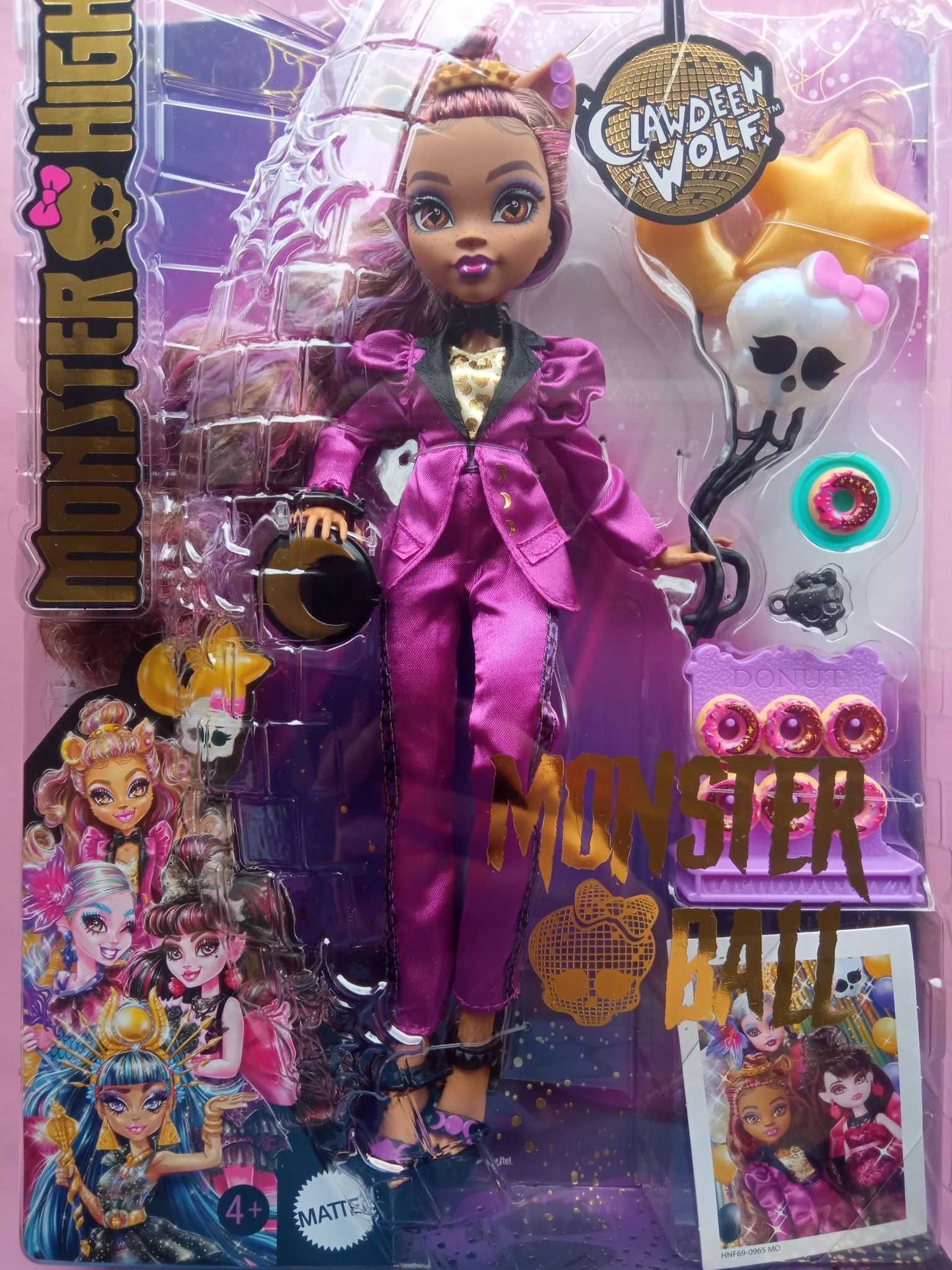 MATTEL Monster High Monster Ball Clawdeen Wolf