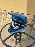 Kask na Cross z Googlami
