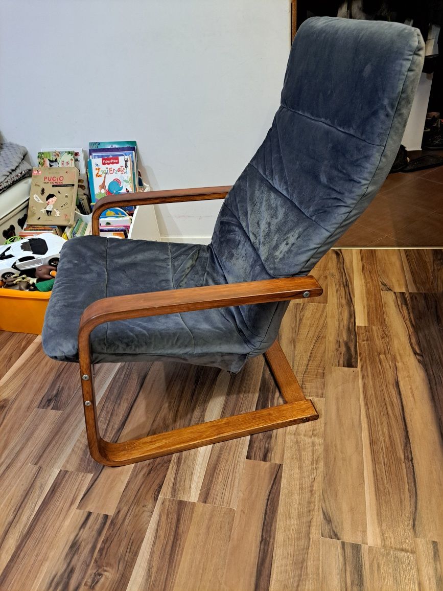 Fotel IKEA po renowacji