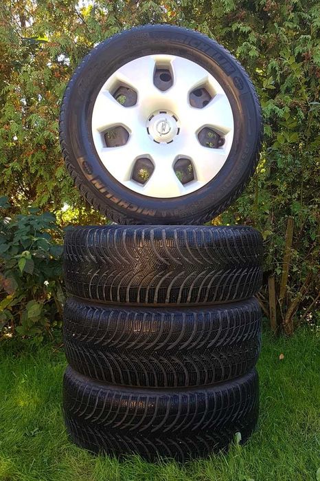Koła Opony Zimowe Opel Astra Insignia 5x115 225/55/16 Michelin Alpin