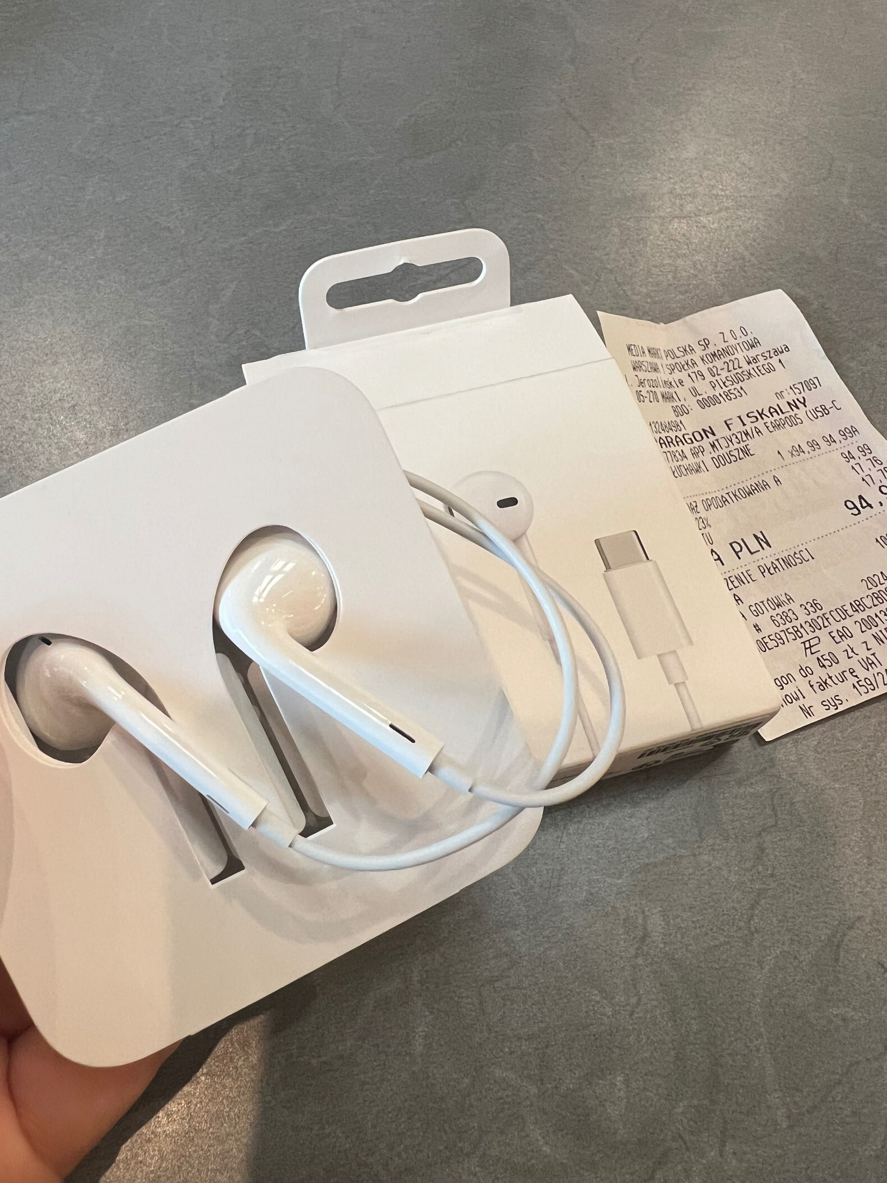 EarPods USB-C Akcesorium do urządzeń Apple Nowe