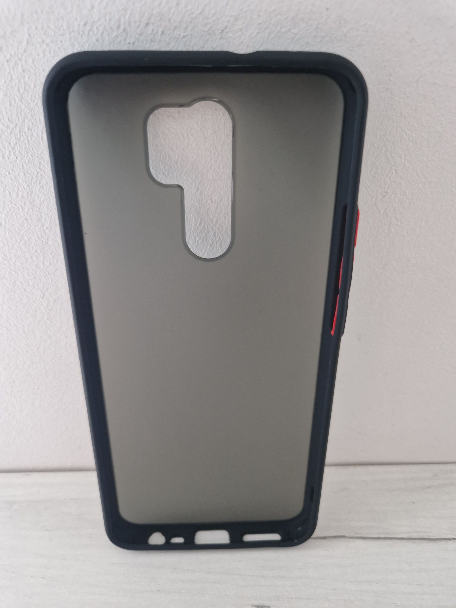 Vennus Color Button Bumper do Xiaomi Redmi 9 Czarny
