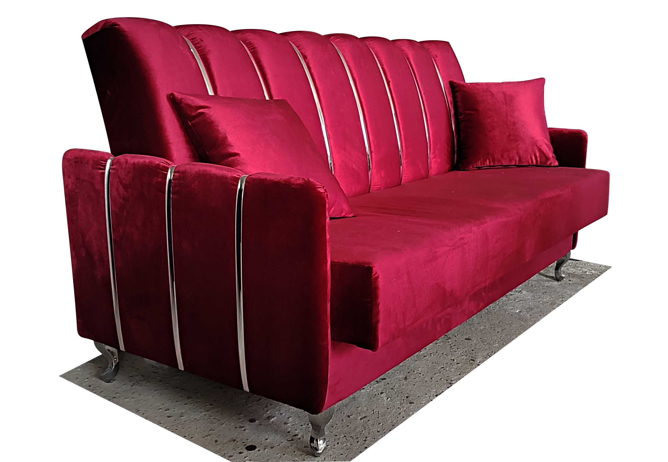 RATY sofa 3 rozkładana kanapa z bokami wersalka z pojemnikiem doSPANIA
