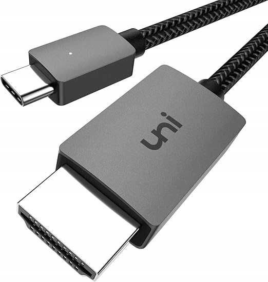 Uni Kabel USB C do HDMI 4K 1,8 m kompatybilny z Thunderbolt 3