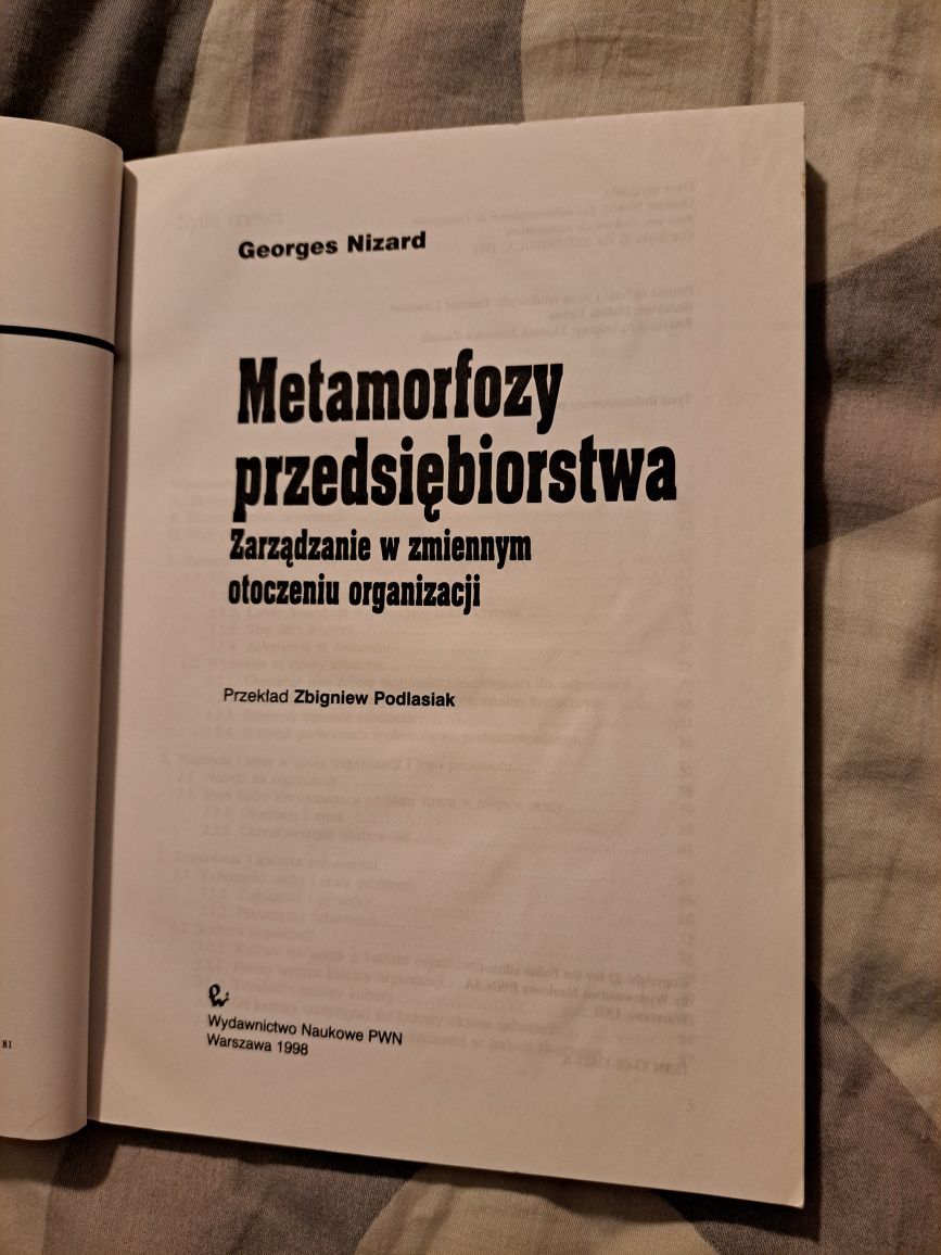 Książka Metamorfozy przedsiebiorstwa