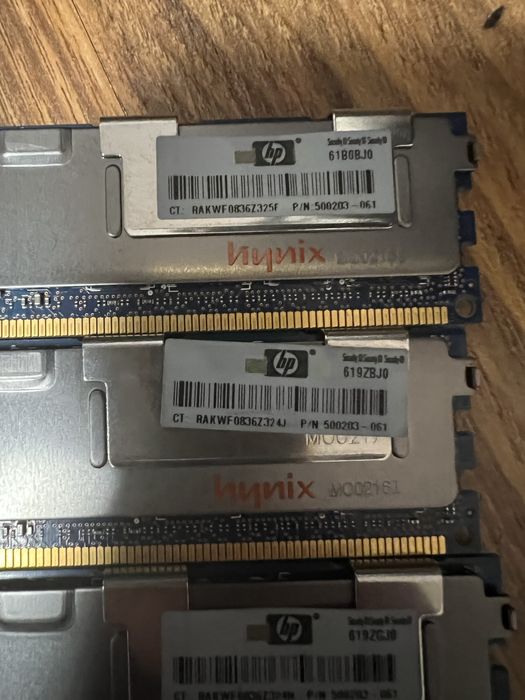 Pamiec RAM DDR ecc - serverowa 6 x 4GB Hynix HP