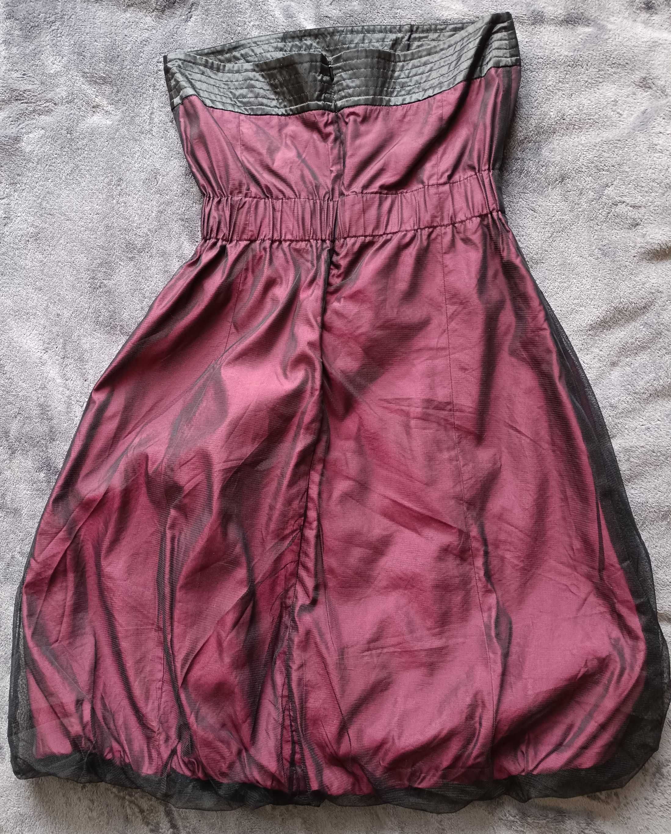 Sukienka bordowa Reserved roz. 38