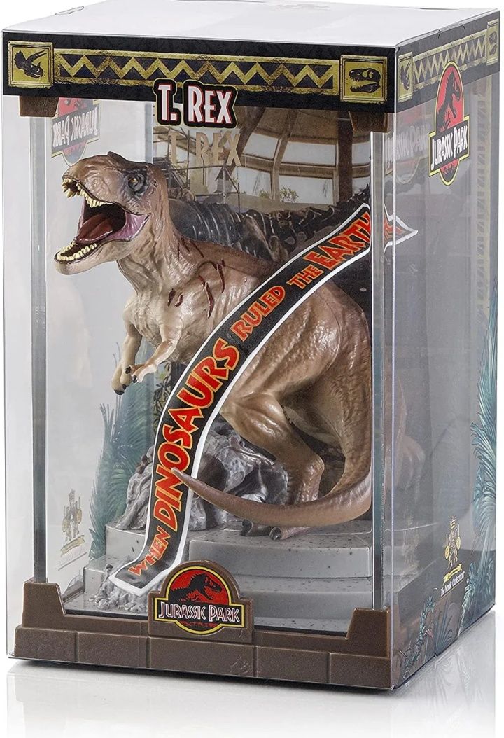 Figura de tiranossauro t-rex premium Parque Jurássico Mundo