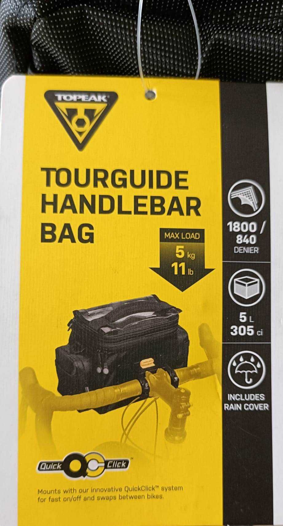 Bolsa de Guiador Topeak 5L como nova