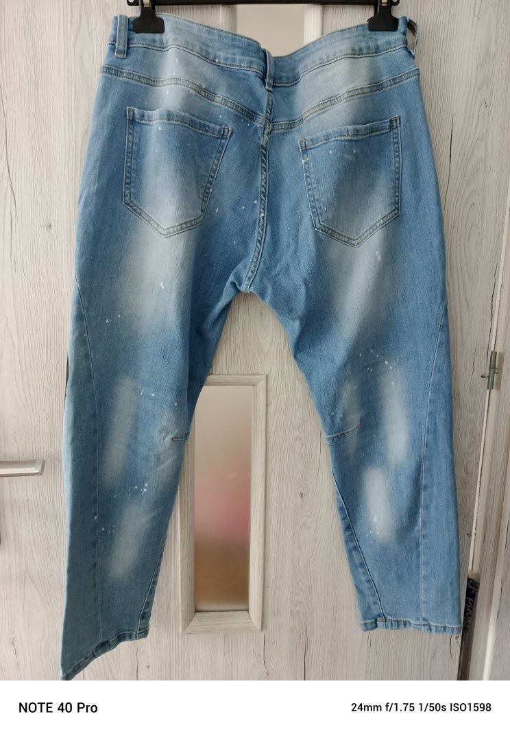 Spodnie jeans panda