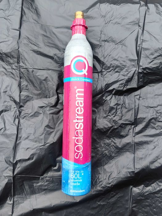 1x Pusta Butla Soda Stream różowa