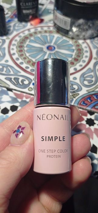 Lakier hybrydowy neonail simple one step color protein Rosy