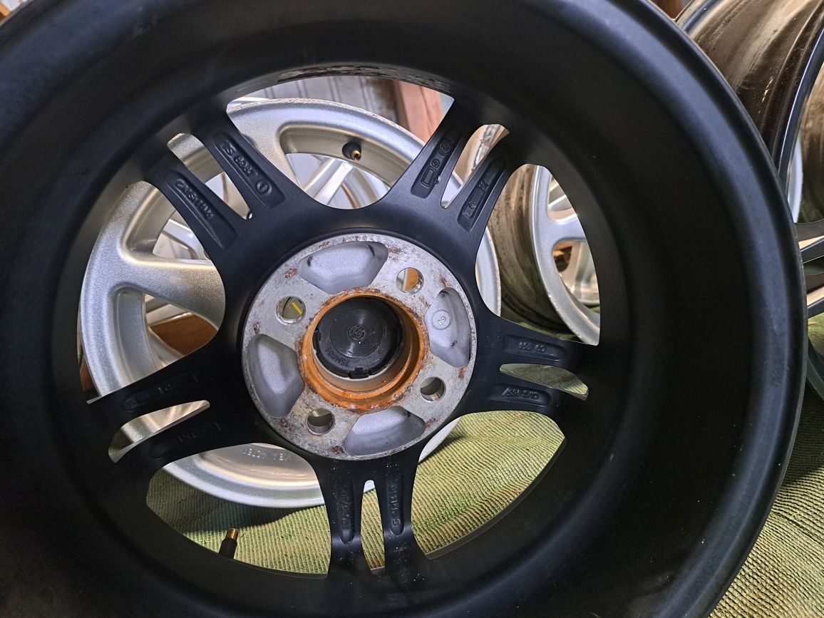27 TSM alufelgi 4x100 5.5x14 et36 67.1 CMS czarne VW seat toyota skoda