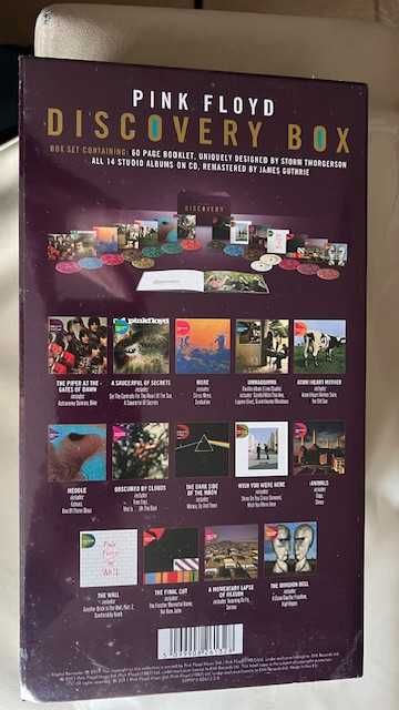 Box Nova e Selada de Pink Floyd Discovery