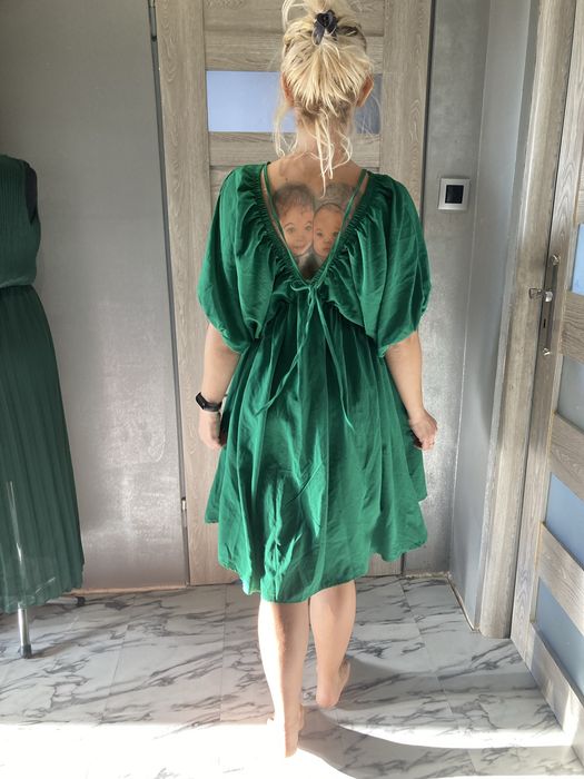 Sukienka zielona xl/xxl