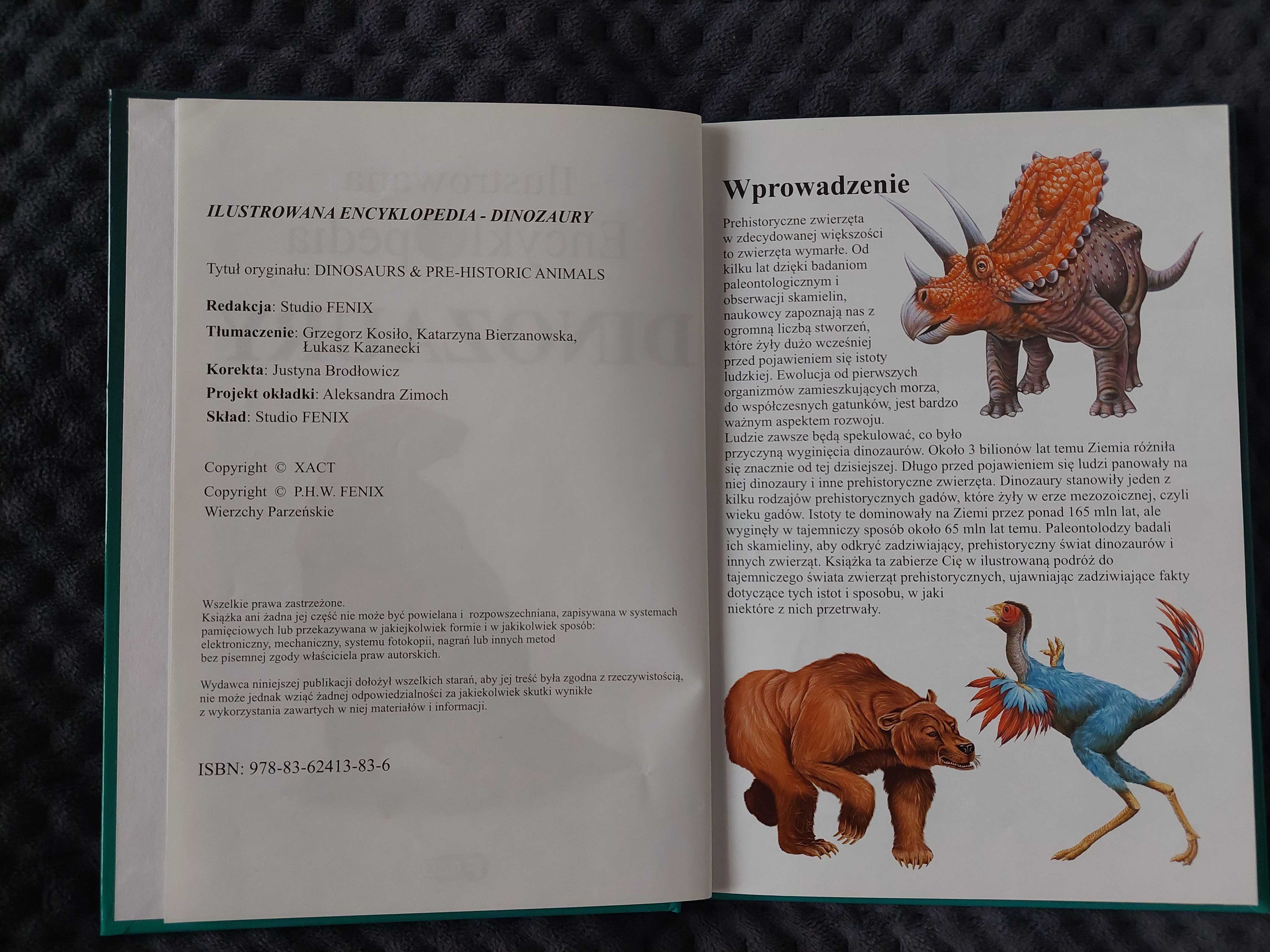 Książka "Ilustrowana encyklopedia dinozaury"