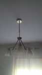 Conjunto de 3 candeeiros inox