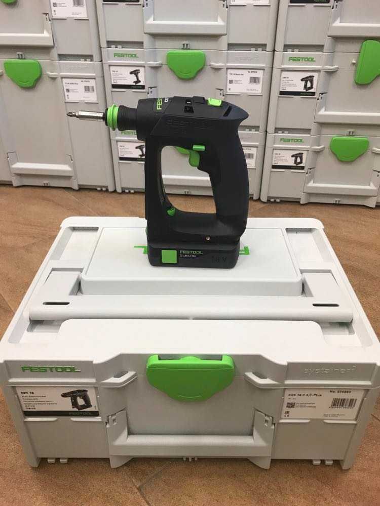 Akumulatorowa wiertarko-wkrętarka Festool CXS 18 C 3,0-Plus