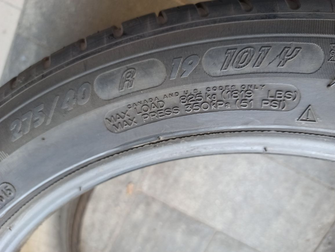 Летняя резина 245/45 R19 275/40 R19 Michelin Pilot Sport 3