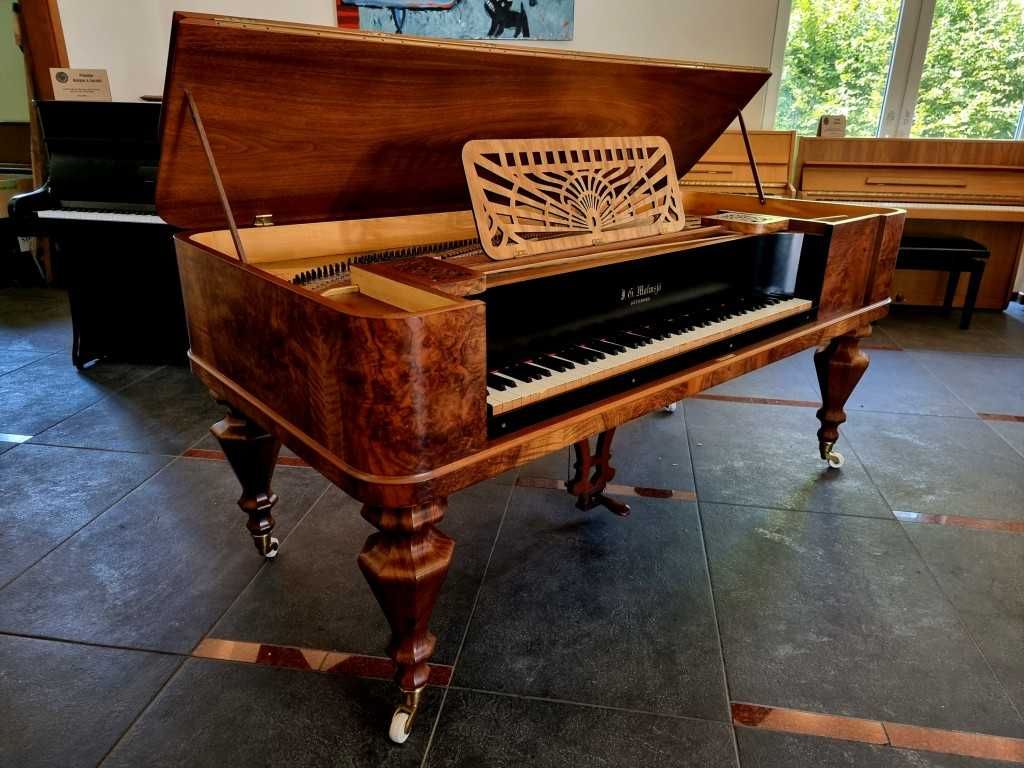 Fortepian STOŁOWY J.G. Malmsjo 1879 wzorowany na Steinway Square Piano