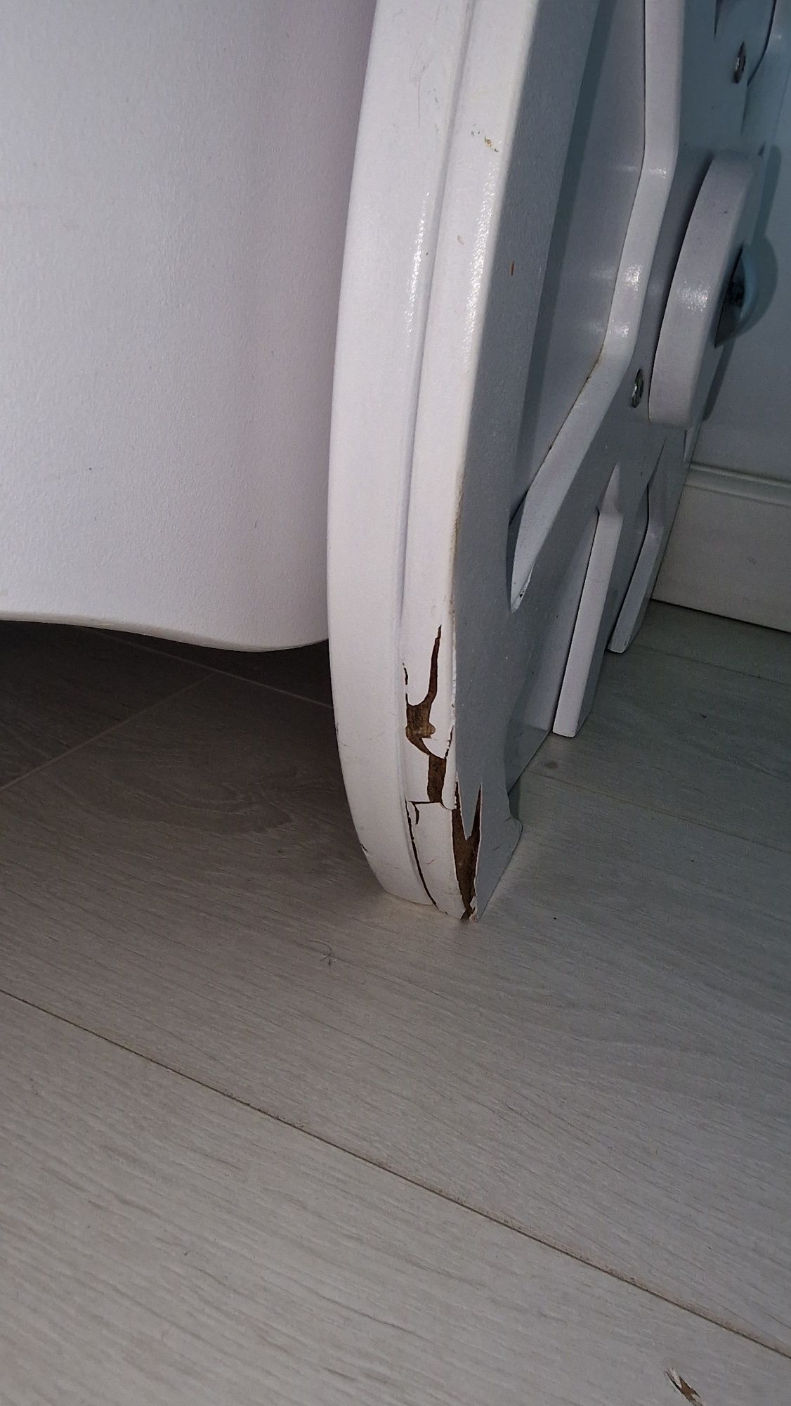 Łóżko dziecięce biała kareta