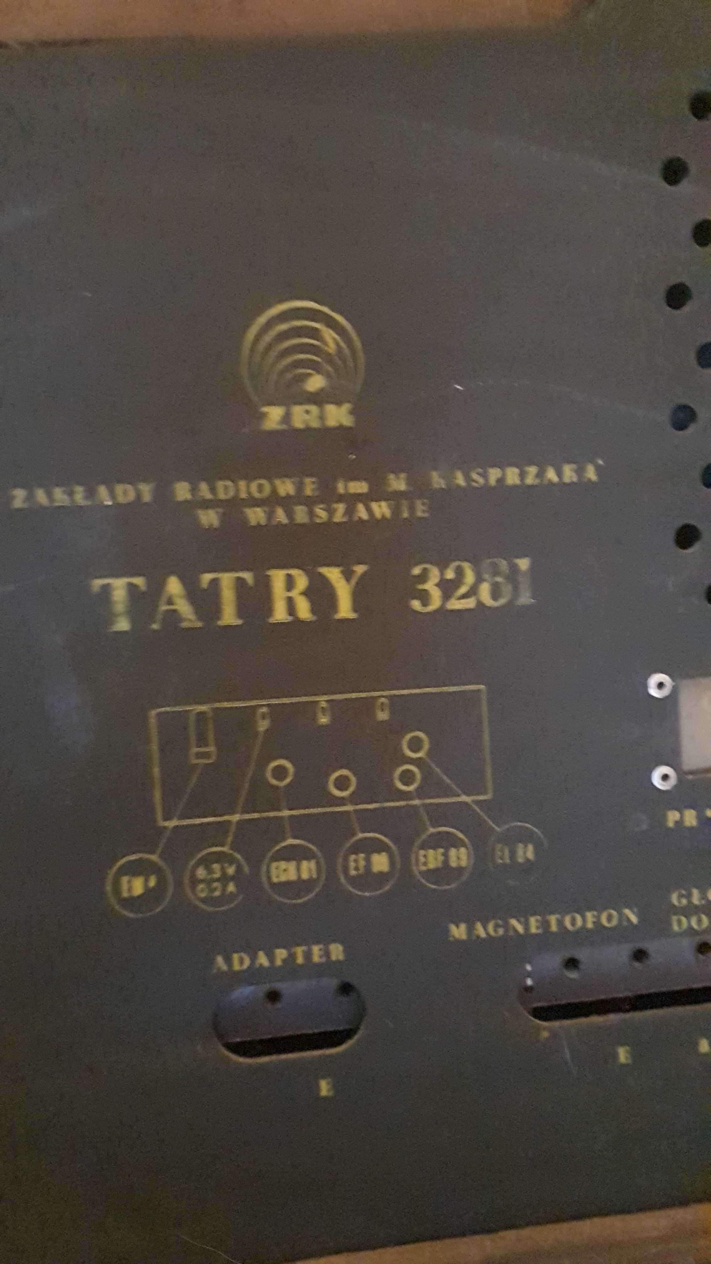 Sprzedam radio lampowe Tatry