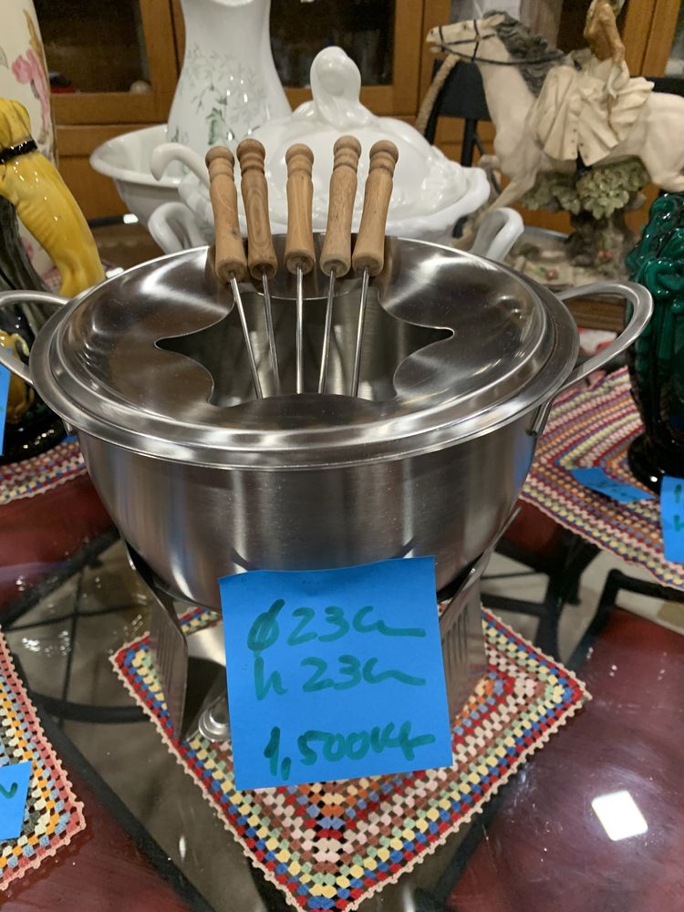 Fondue novo, em inox