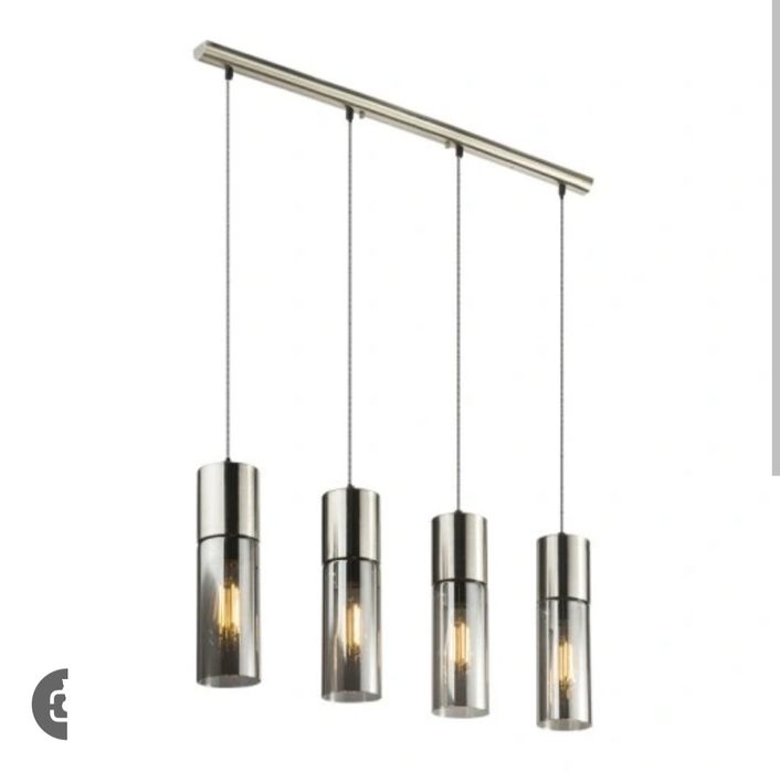 Lampa Zyrandol Wiszacy Kuchnia 4 klosze e27